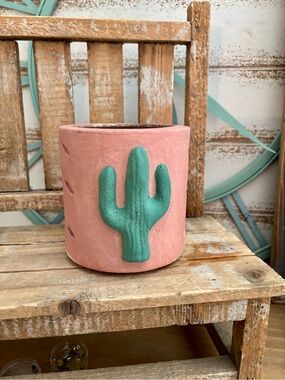 Native American  Terra Cotta Pottery Votive Candle Holder